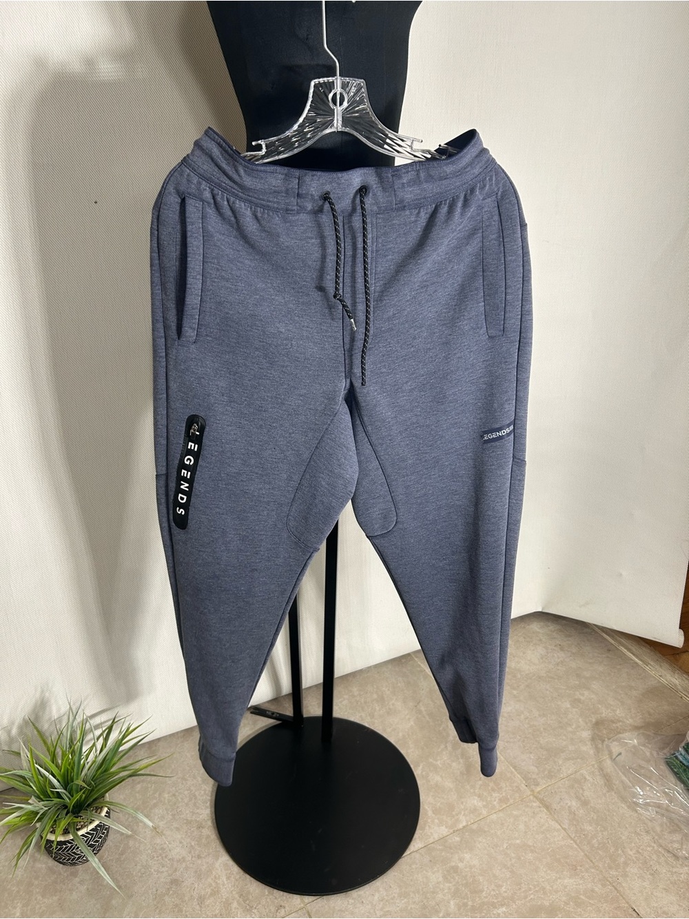 LEGENDS S Grayish blue Men's Drawstring Jogger Pants -
